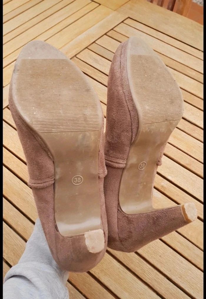 Bottines taupe pointure 38 - photo numéro 6