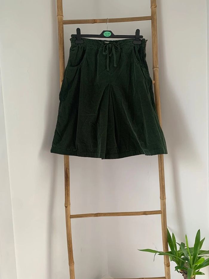 jupes mi-longue Comptoir des Cotonniers vert foncé taille 40