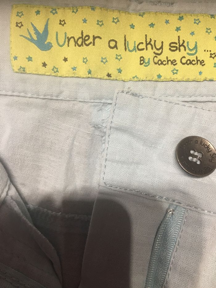 Pantalon bleu ciel Cache Cache 42/XL - photo numéro 4