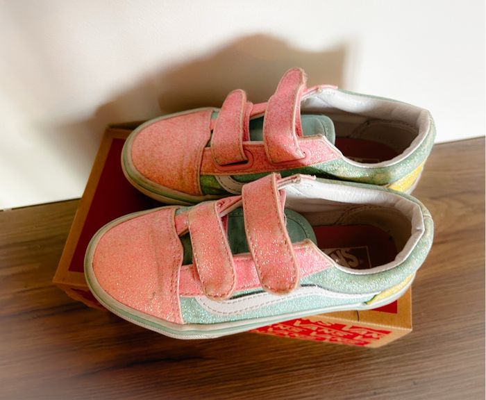 Vans pailleté multicolore scratch taille 30.5 - photo numéro 2