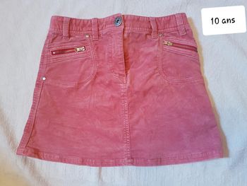 Jupe velour okaïdi 10 ans