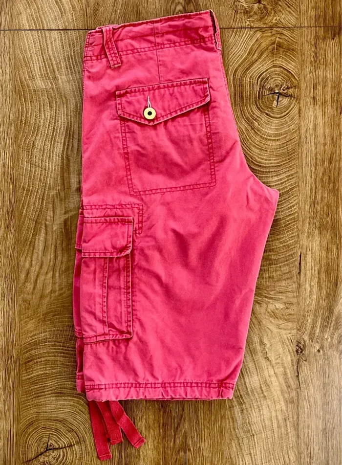 Bermuda/short rose O'Neil (logo brodé) pour femme, taille W 32 (42 taille française) - photo numéro 3