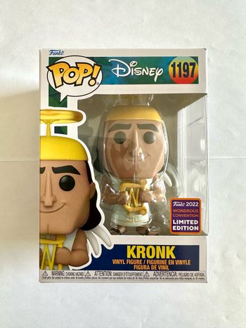 Figurine Funko Pop Kronk numéro 1197 Disney Wondrous Convention 2022