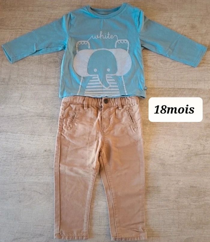 Ensemble Obaibi bébé 18mois
