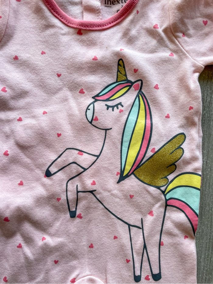 Pyjama Licorne In Extenso taille 3 mois - photo numéro 2