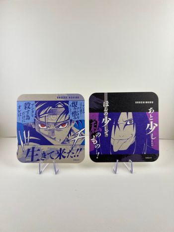 Lot 2 Dessous de verre Naruto - Sasuke & Orochimaru