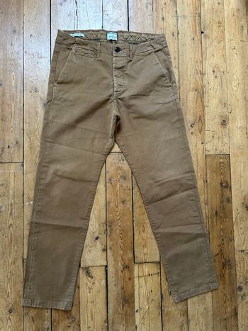 Pantalon chino camel regular fit cody 31-32 Jack & Jones