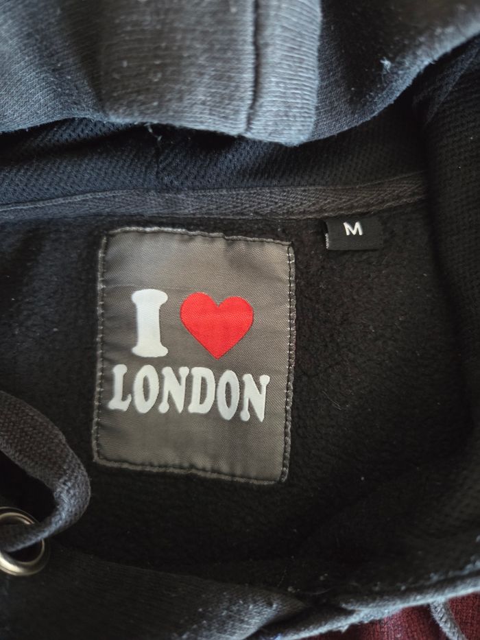 Sweat noir I Love London taille M - photo numéro 5