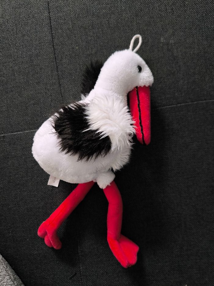 Peluche cigogne alsace - photo numéro 2
