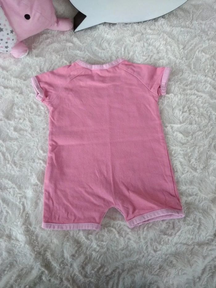 Barboteuse Combinaison été Combishort Fille 3 mois Étoile de mer 100% coton Carrefour - photo numéro 11