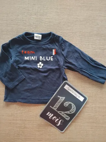 Haut manches longues 12 mois / 74 cm