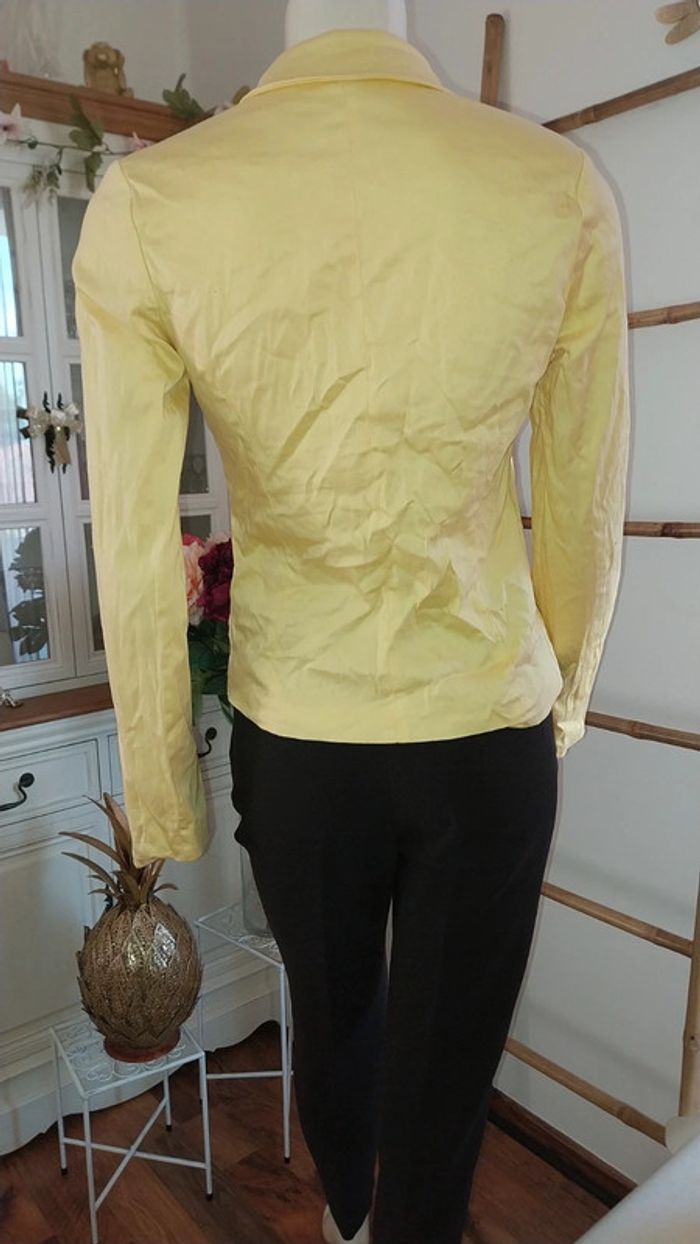 Blazer/ Veste excellent état by Kilky jaune taille S - photo numéro 8