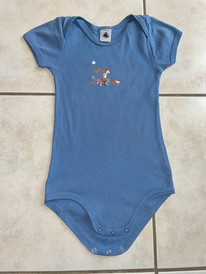 Lot 7 bodies Petit Bateau manches courtes 24 mois - photo numéro 5