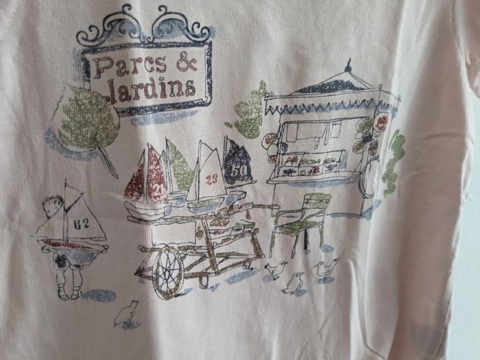 T-shirt parcs et jardins 24 mois sergent major - photo numéro 2