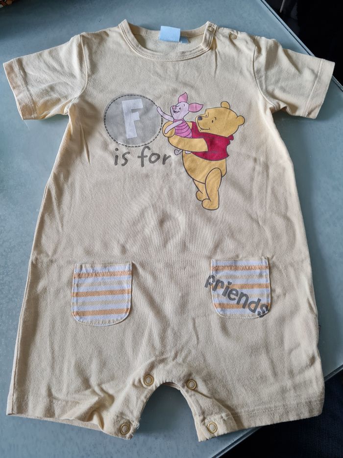 Combishort winnie disney 36 mois