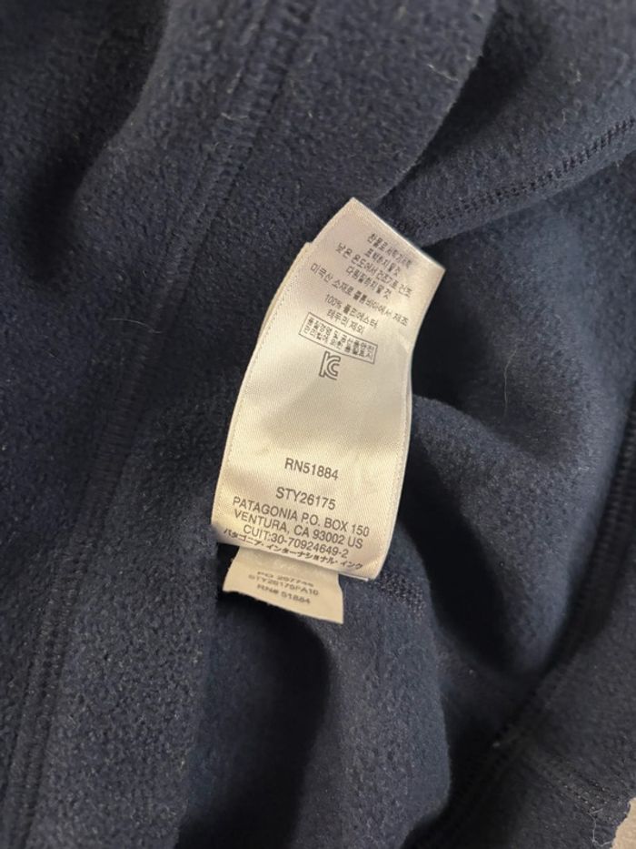 Polaire Quart zip / quarter zip Patagonia Bleu marine XL - photo numéro 9