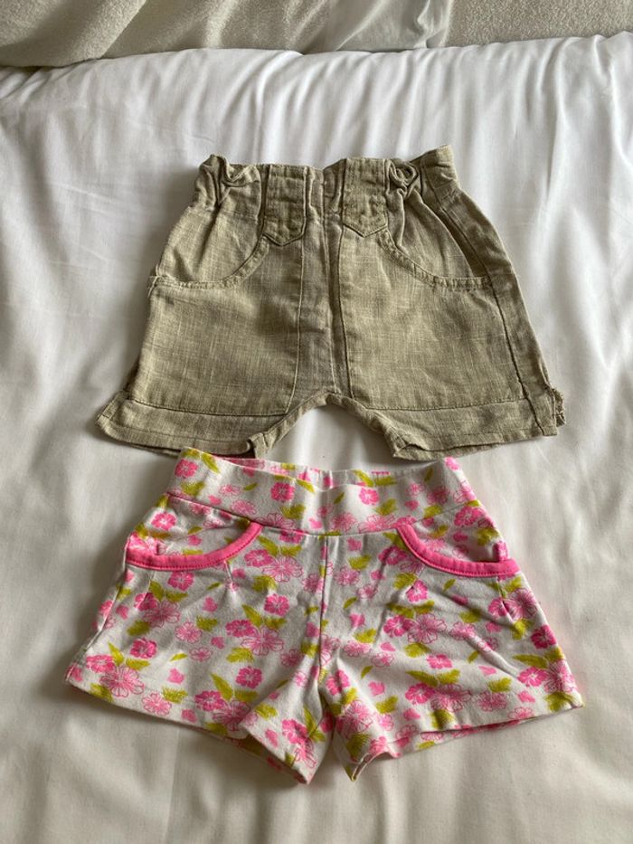 Lot de 2 shorts
