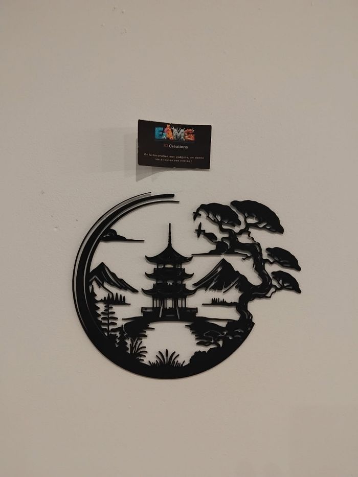 Décoration murale paysage japonais