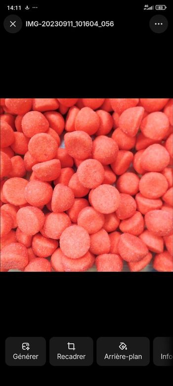 100g de fraises tagada 
