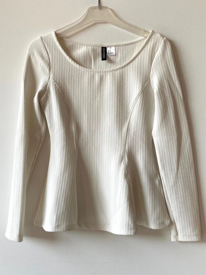 Top peplum H&M - photo numéro 3