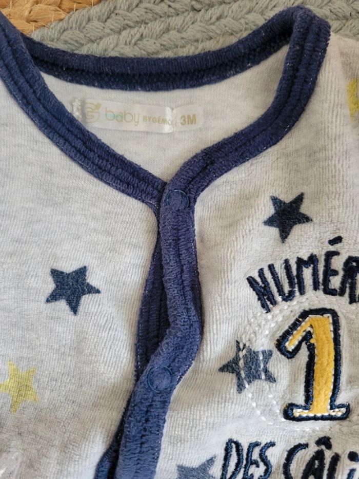 Lot de 2 pyjamas - Taille 3 mois - photo numéro 2