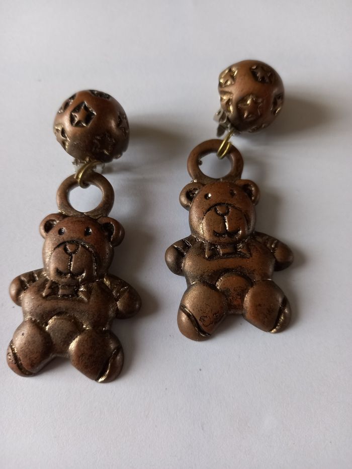 Boucle d oreille oursons