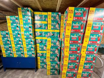 pack xxl couches pampers baby dry  taille 3,4 et 5