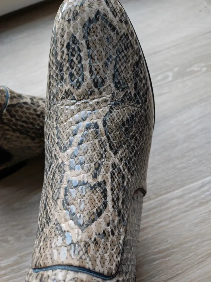 Bottines aspect reptiles, Bocage, pt 37 - photo numéro 3