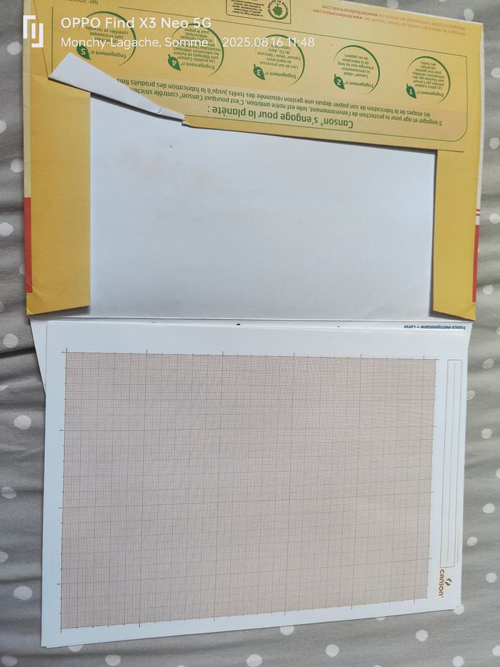 Papier millimétré canson pochette x16 feuilles 90g/M2 A4 21x29,7cm Réduction jusqu'à -70% - photo numéro 4