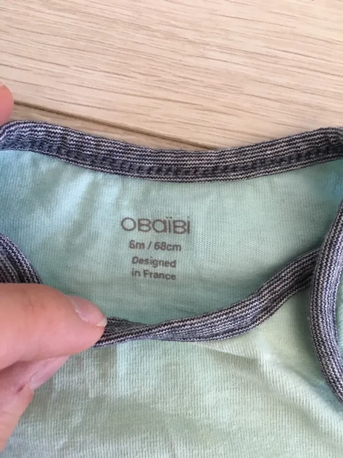 Barboteuse combishort 6 mois obaibi - photo numéro 4