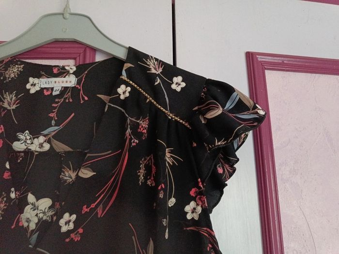 Robe noire imprimée Lady Blush T.44 - photo numéro 10