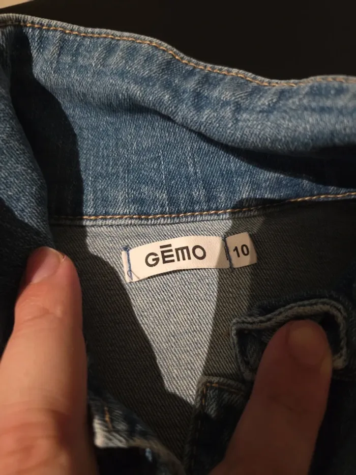Veste en jeans 10ans - photo numéro 3