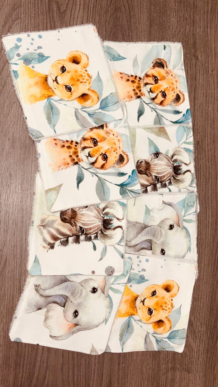 Lot de 8 débarbouilettes