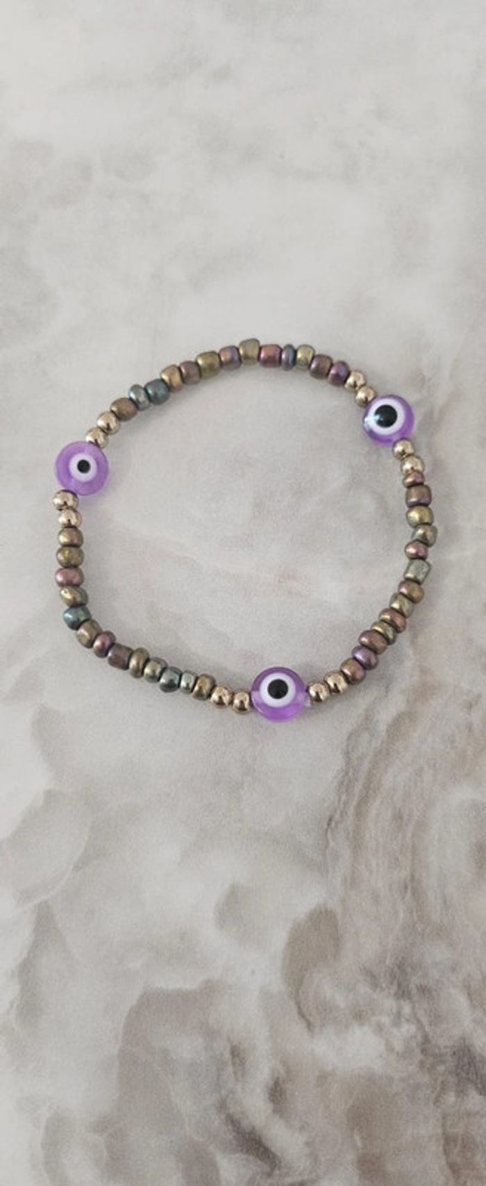 Bracelet à perles réglable