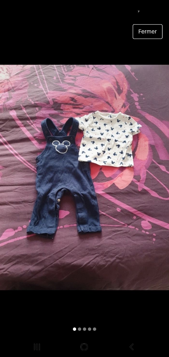 Salopette mickey