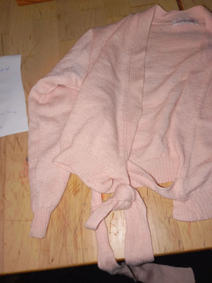 Gilet cache coeur rose - photo numéro 3