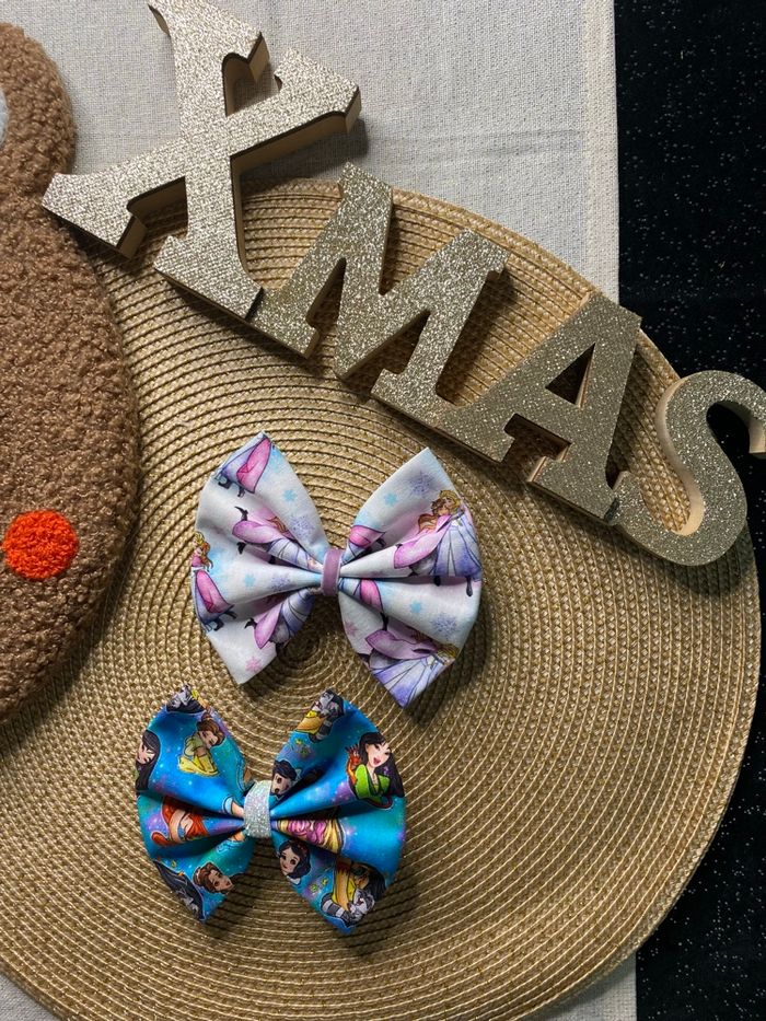 Noeud cheveux barrette disney - photo numéro 2