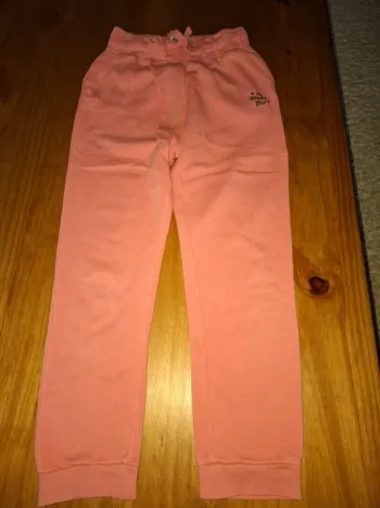 Jogging molletonné rose neuf 8 ans Lahalle