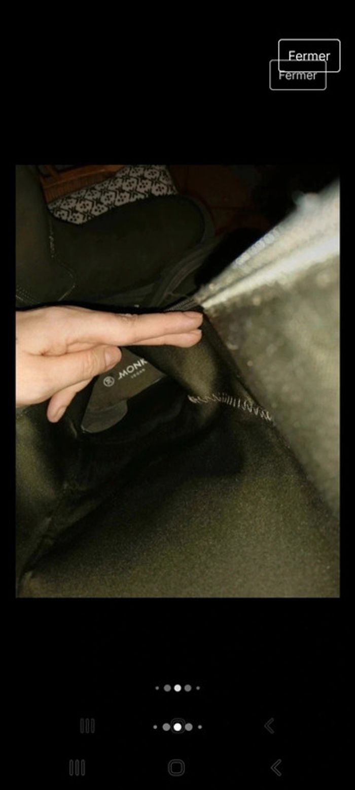 Bottes à grosses semelles kaki - photo numéro 7