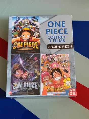 Coffret Blu Ray One Piece Films 4 / 5 / 6  NEUF