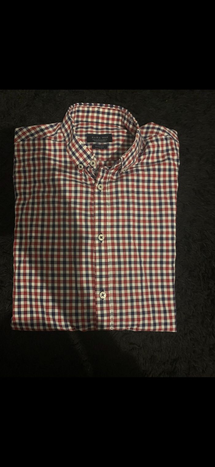 Chemise homme marque Zara slim fit taille M - photo numéro 2