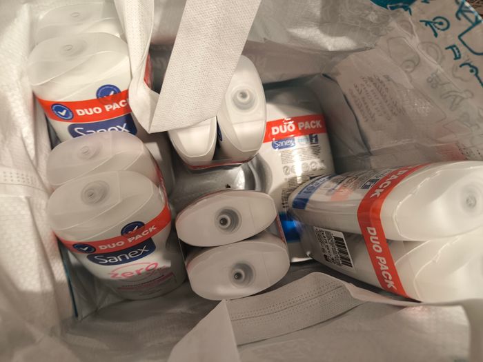 Lot de 12 bouteille flacon 475 ml sanex zéro 0 peau sensitive