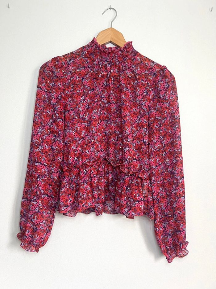 Blouse manches longues Pimkie rose fuchsia