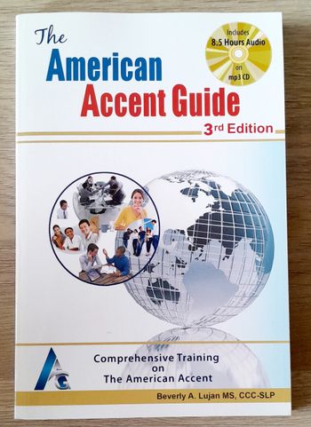 The American Accent Guide 3rd edition includes 8,5 hours audio on mp3 CD
