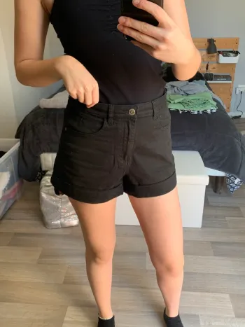 Short en jeans