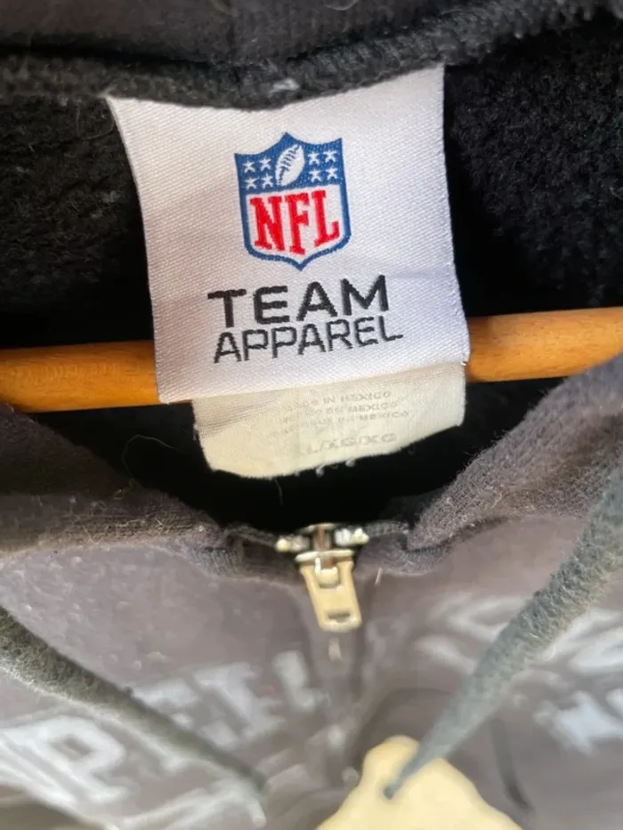NFL Team Apparel Superbowl Indianapolis 2012 Full zip hoodie jacket Mens XL - photo numéro 3