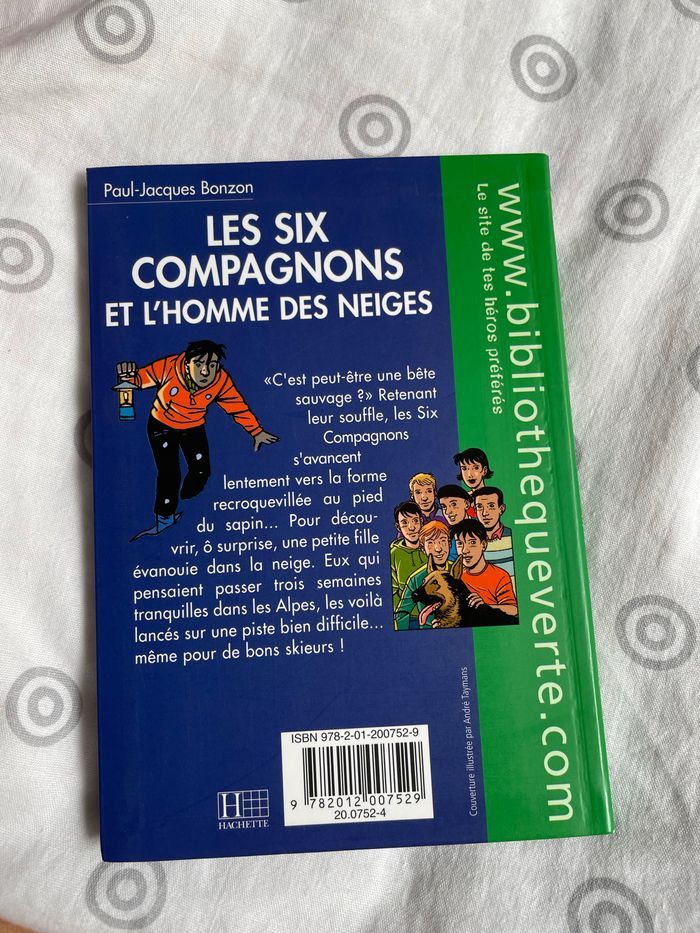 Livre les 6 compagnons et l’homme des neiges bibliothèque verte - photo numéro 2