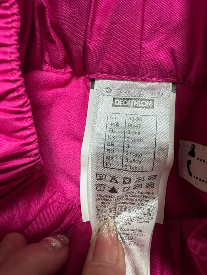 pantalon ski fille 3 ans wed'ze comme neuf - photo numéro 2