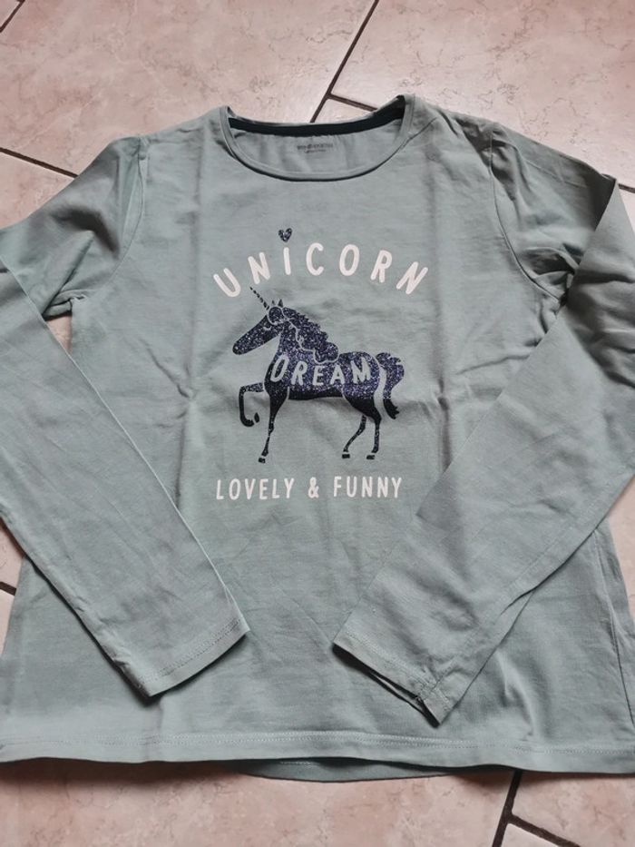 T-shirt ML fille 10 ans vertbaudet
