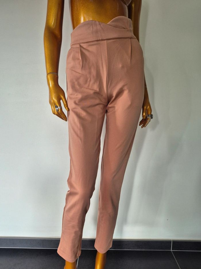 Pantalon Court Rose Femme Taille XL/42